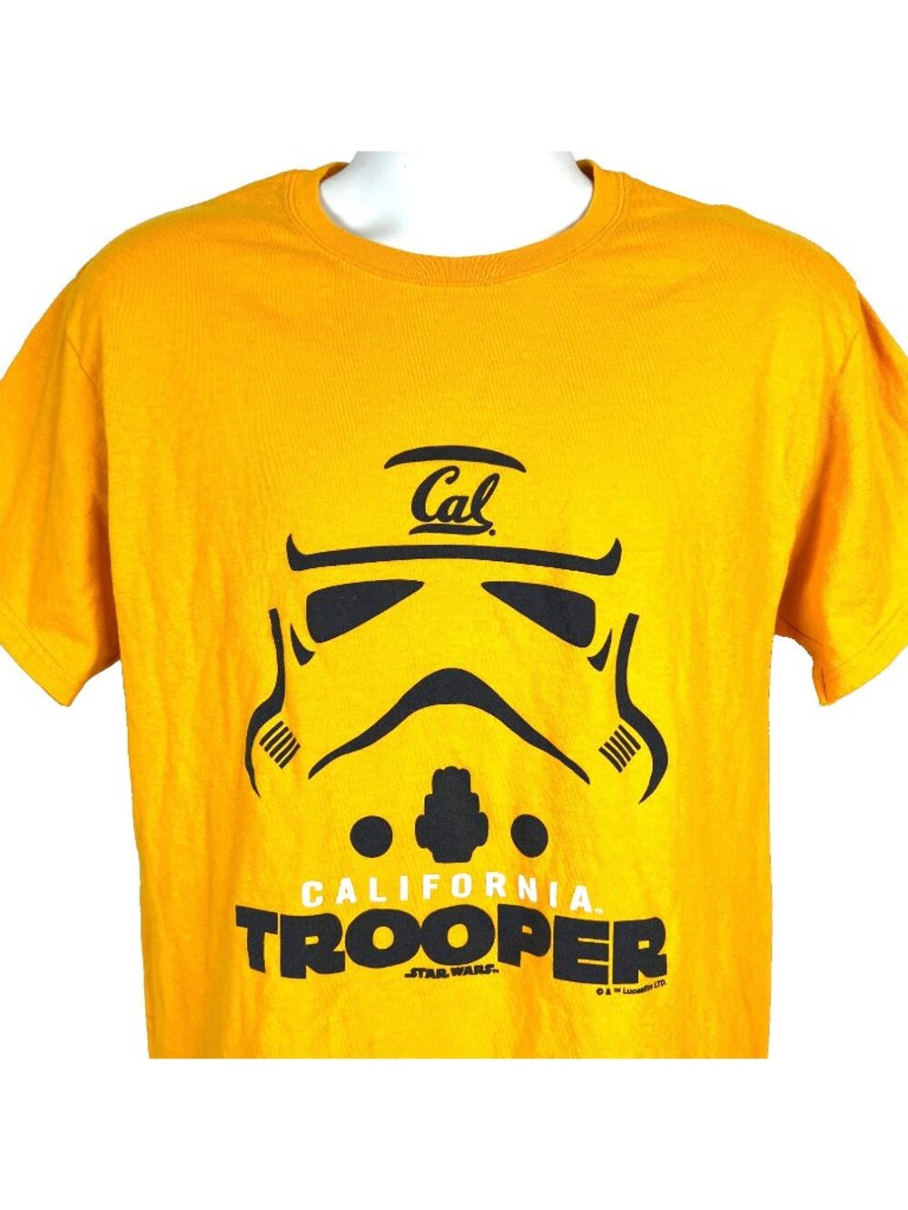 CAL UC Berkeley Star Wars California Trooper Mens Champion T-Shirt Medium 40x27